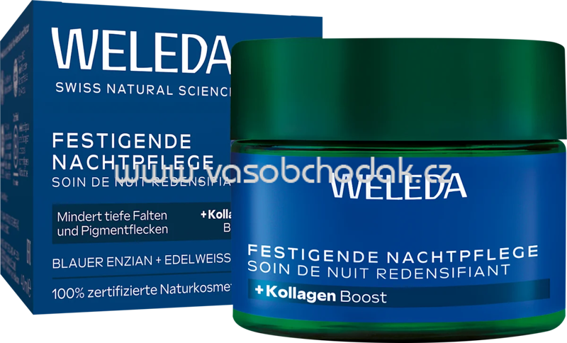 WELEDA Nachtcreme festigend blauer Enzian & Edelweiß, 40 ml