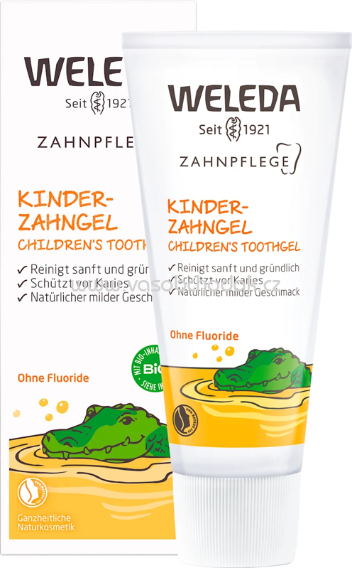 WELEDA Zahnpasta Gel Kinder fluoridfrei, 50 ml