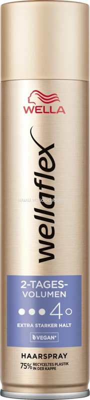 wellaflex Haarspray 2-Tages-Volumen, Extra starker Halt, 250 ml wellaflex Haarspray 2-Tages-Volumen, Extra starker Halt, 250 ml