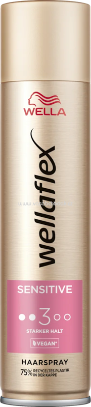 wellaflex Haarspray Sensitive, Starker Halt, 250 ml wellaflex Haarspray Sensitive, Starker Halt, 250 ml