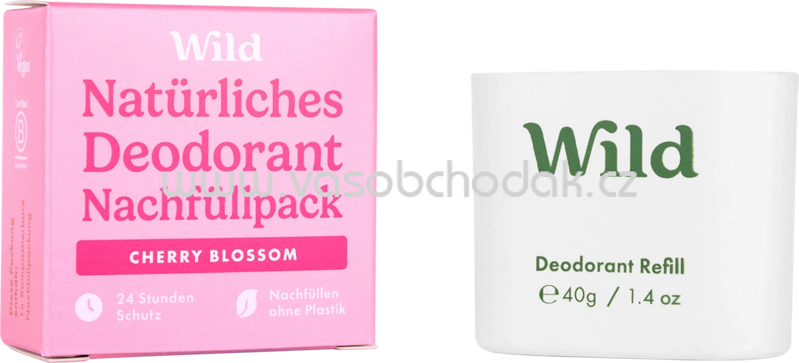 Wild Deostick Cherry Blossom Nachfüllpack, 40 g Wild Deostick Cherry Blossom Nachfüllpack, 40 g