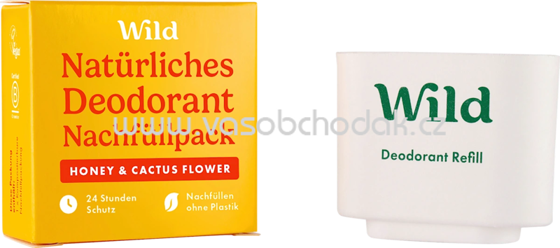 Wild Deostick Honey & Cactus Flower Nachfüllpack, 40 g Wild Deostick Honey & Cactus Flower Nachfüllpack, 40 g