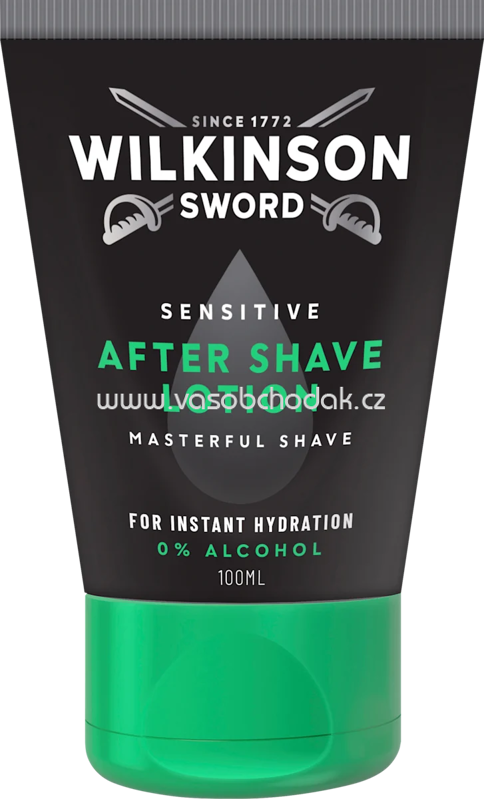 WILKINSON SWORD After Shave Lotion Sensitive, 100 ml WILKINSON SWORD After Shave Lotion Sensitive, 100 ml