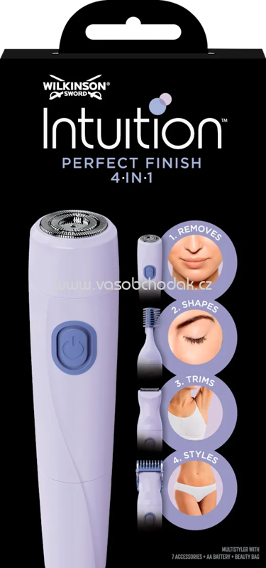 WILKINSON SWORD Gesichtshaarentferner, Intuition 4-in-1 Perfect Finish, 1 St WILKINSON SWORD Gesichtshaarentferner, Intuition 4-in-1 Perfect Finish, 1 St