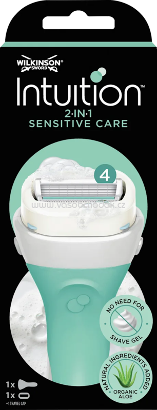WILKINSON SWORD Rasierer, Intuition 2in1 Sensitive Care, 1 St WILKINSON SWORD Rasierer, Intuition 2in1 Sensitive Care, 1 St