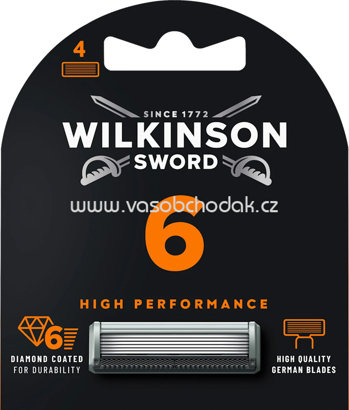 WILKINSON SWORD Rasierklingen, Wilkinson 6, 4 St WILKINSON SWORD Rasierklingen, Wilkinson 6, 4 St