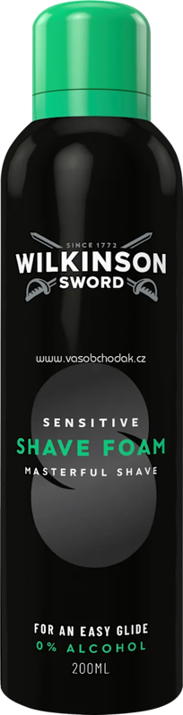 WILKINSON SWORD Rasierschaum Sensitive, 200 ml WILKINSON SWORD Rasierschaum Sensitive, 200 ml