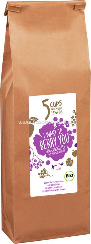 5 CUPS I Want to Berry You Bio Früchtetee, 200g