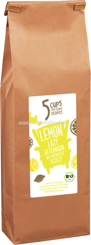 5 CUPS Lemon Lazy Afternoon Bio Früchtetee, 200g