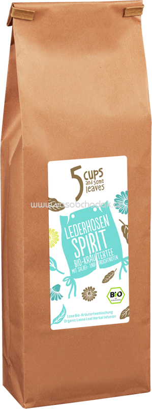 5 CUPS Lederhosen Spirit Bio Kräutertee, 200g