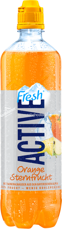Adelholzener Active Fresh Orange Sternfrucht, 750 ml Adelholzener Active Fresh Orange Sternfrucht, 750 ml