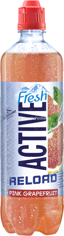 Adelholzener Active Fresh Reload Pink Grapefruit, 750 ml