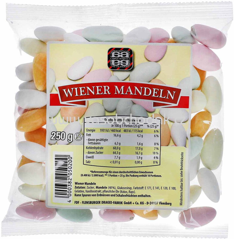 Agilus Dragees Wiener Mandeln, 250g Agilus Dragees Wiener Mandeln, 250g
