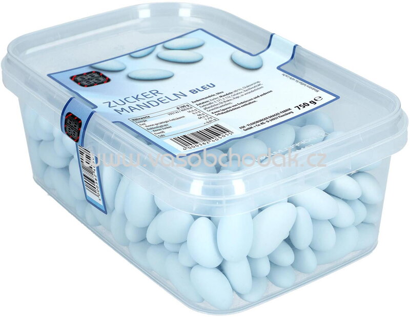 Agilus Dragees Zucker Mandel, blau, 750g
