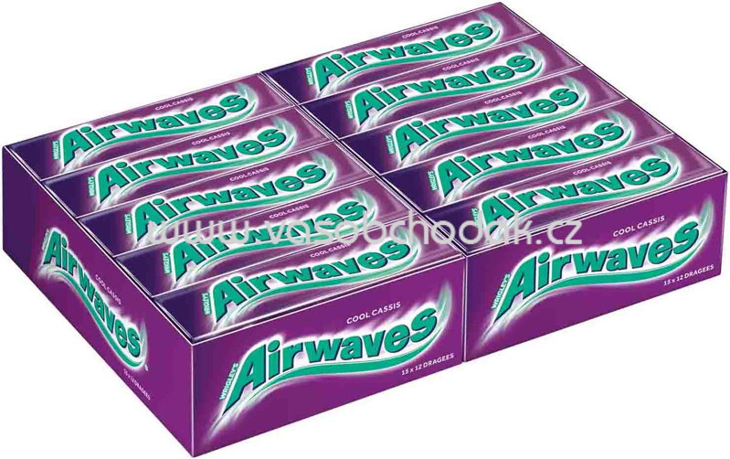 Airwaves Cool Cassis, 30x12 St, 360 St Airwaves Cool Cassis, 30x12 St, 360 St