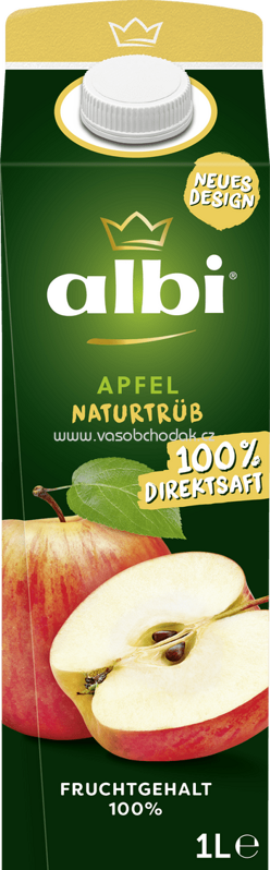 Albi Apfel Direktsaft naturtrüb, 1l Albi Apfel Direktsaft naturtrüb, 1l