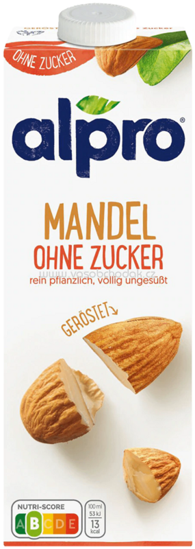 Alpro Mandel Drink Ohne Zucker Geröstet, 1l Alpro Mandel Drink Ohne Zucker Geröstet, 1l