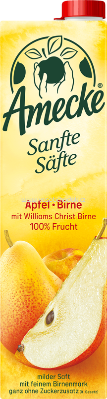 Amecke Sanfte Säfte Apfel Birne, 1l