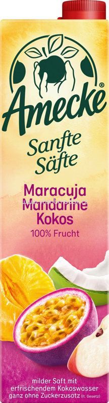 Amecke Sanfte Säfte Maracuja Mandarine Kokos, 1l Amecke Sanfte Säfte Maracuja Mandarine Kokos, 1l