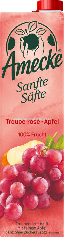Amecke Sanfte Säfte Traube Rosé Apfel, 1l
