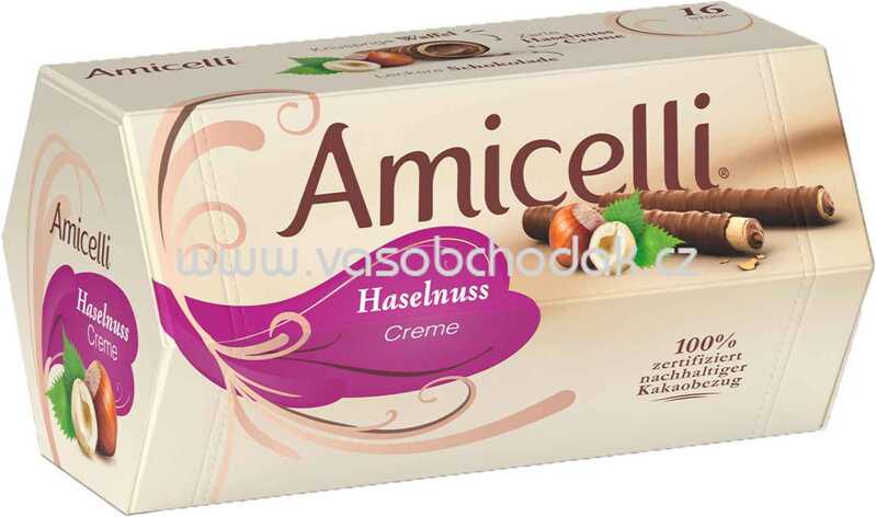 Amicelli Haselnuss Creme, 16 St, 200g