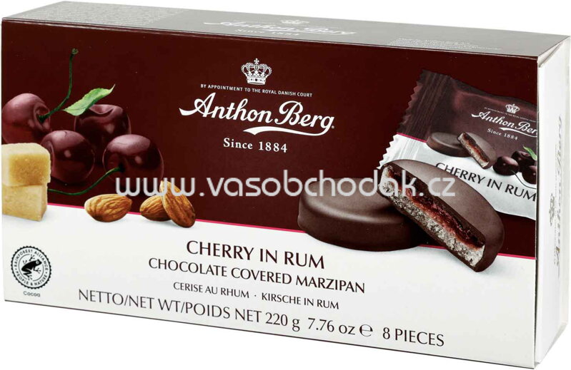 Anthon Berg Kirsche in Rum, 8 St, 220g
