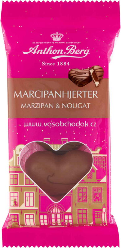 Anthon Berg Marcipanhjerter Marzipan & Nougat, 84g