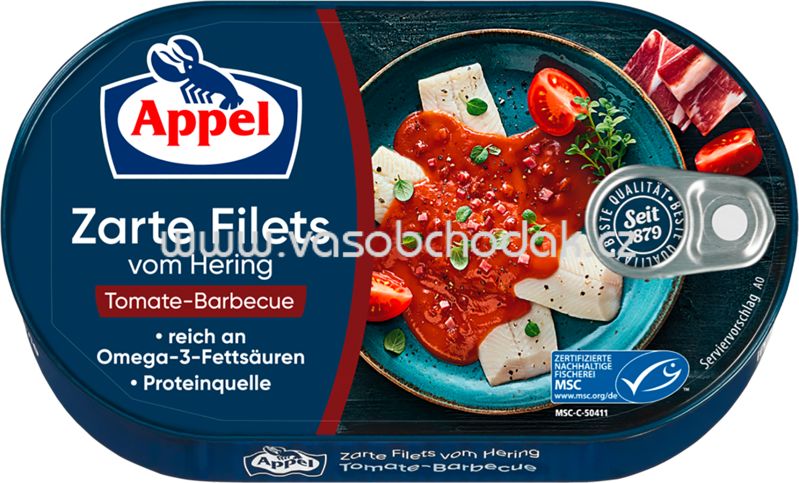 Appel Heringsfilets in Tomate-Barbecue Creme, 200g