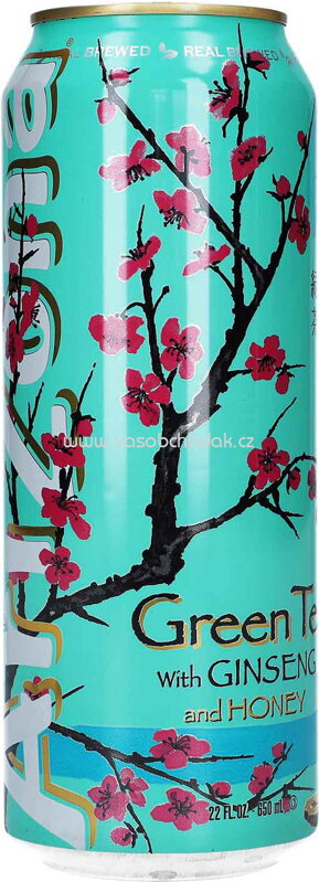 AriZona Green Tea with Ginseng and Honey USA, 650 ml AriZona Green Tea with Ginseng and Honey USA, 650 ml