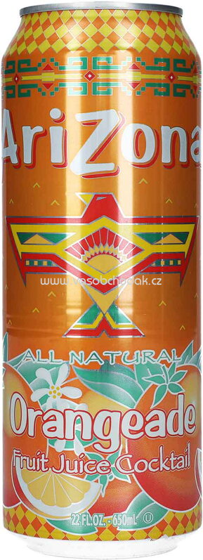 AriZona Orangeade All Natural USA, 650 ml AriZona Orangeade All Natural USA, 650 ml