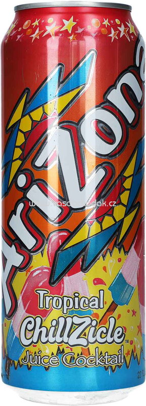 AriZona Tropical ChillZicle USA, 650 ml AriZona Tropical ChillZicle USA, 650 ml