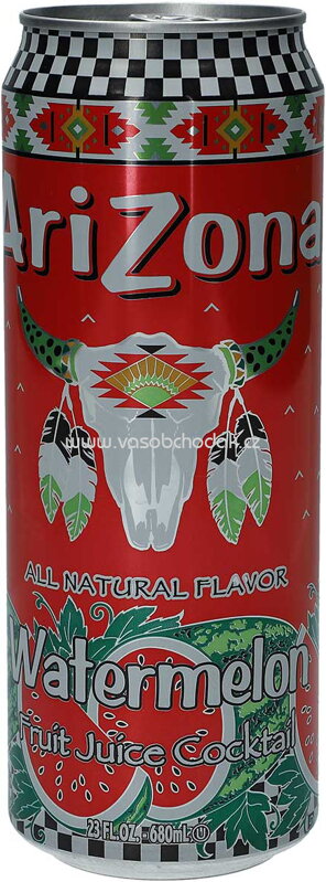 AriZona Watermelon All Natural USA, 680 ml AriZona Watermelon All Natural USA, 680 ml