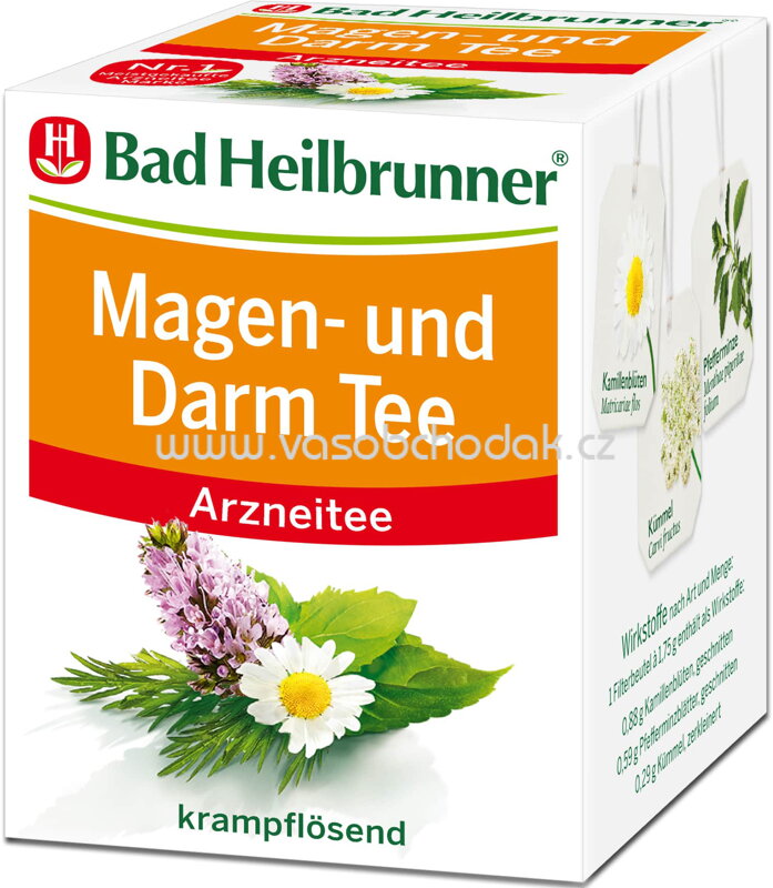Bad Heilbrunner Magen und Darm Tee, 8 Beutel Bad Heilbrunner Magen und Darm Tee, 8 Beutel