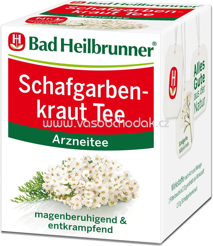 Bad Heilbrunner Schafgarbenkraut Tee, 8 Beutel Bad Heilbrunner Schafgarbenkraut Tee, 8 Beutel