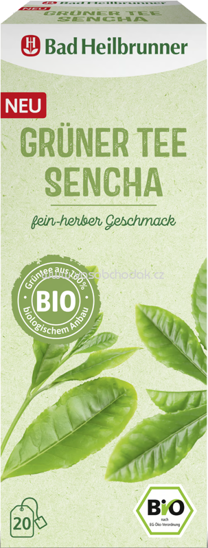 Bad Heilbrunner Grüner Tee Sencha, 20 Beutel