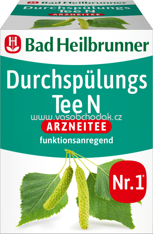 Bad Heilbrunner Durchspülungs Tee N, 8 Beutel