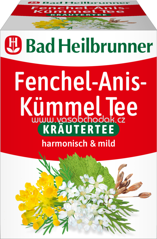 Bad Heilbrunner Fenchel Anis Kümmel, 8 Beutel
