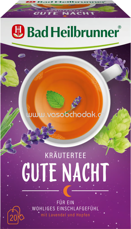 Bad Heilbrunner Kräutertee Gute Nacht, 20 Beutel