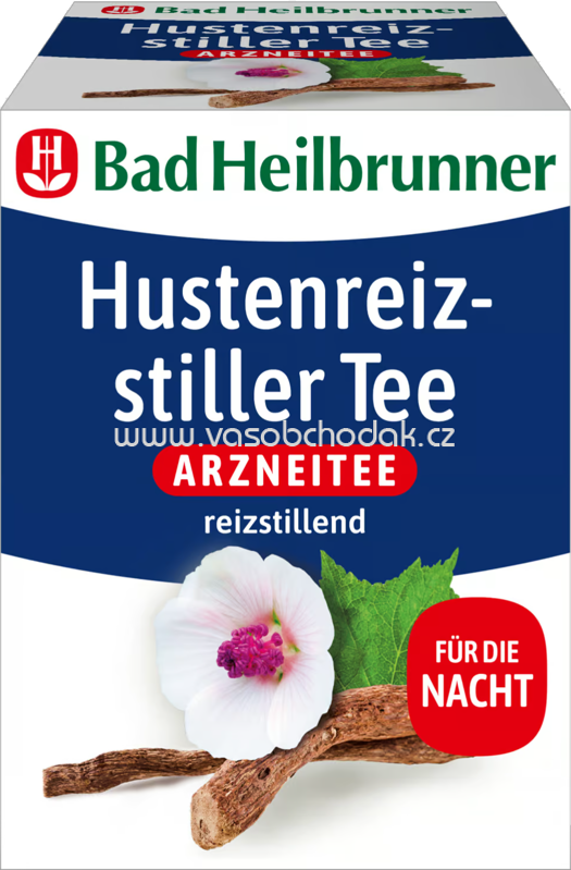 Bad Heilbrunner Hustenreizstiller Tee, 8 Beutel