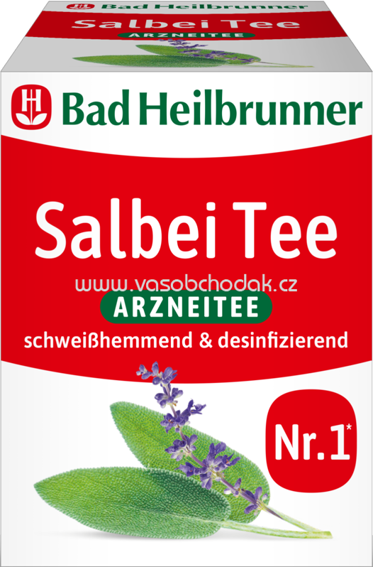 Bad Heilbrunner Salbei Tee, 8 Beutel
