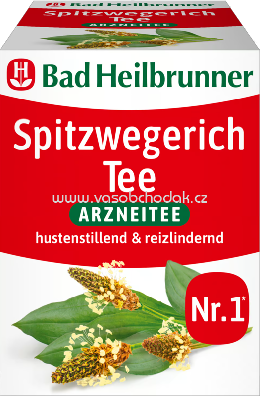 Bad Heilbrunner Spitzwegerich Tee, 8 Beutel