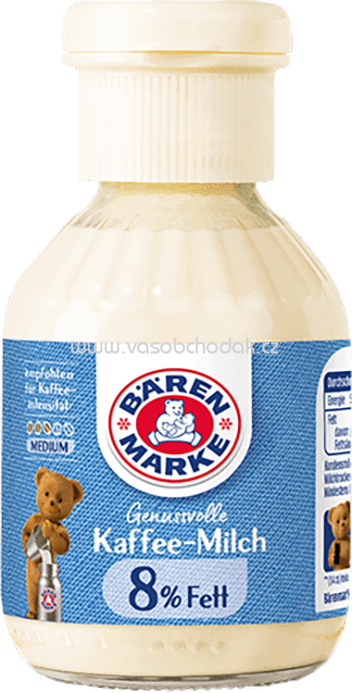 Bärenmarke Genussvolle Kaffee-Milch, 8% Fett, 170g Bärenmarke Genussvolle Kaffee-Milch, 8% Fett, 170g