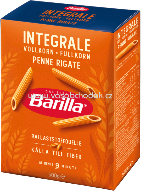 Barilla Pasta Nudeln Integrale Penne Rigate, 500g