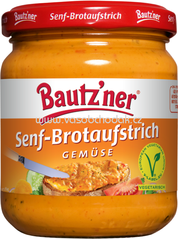 Bautz'ner Senf-Brotaufstrich Gemüse, 200 ml
