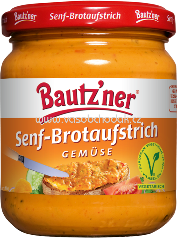 Bautz'ner Senf-Brotaufstrich Gemüse, 200 ml Bautz'ner Senf-Brotaufstrich Gemüse, 200 ml