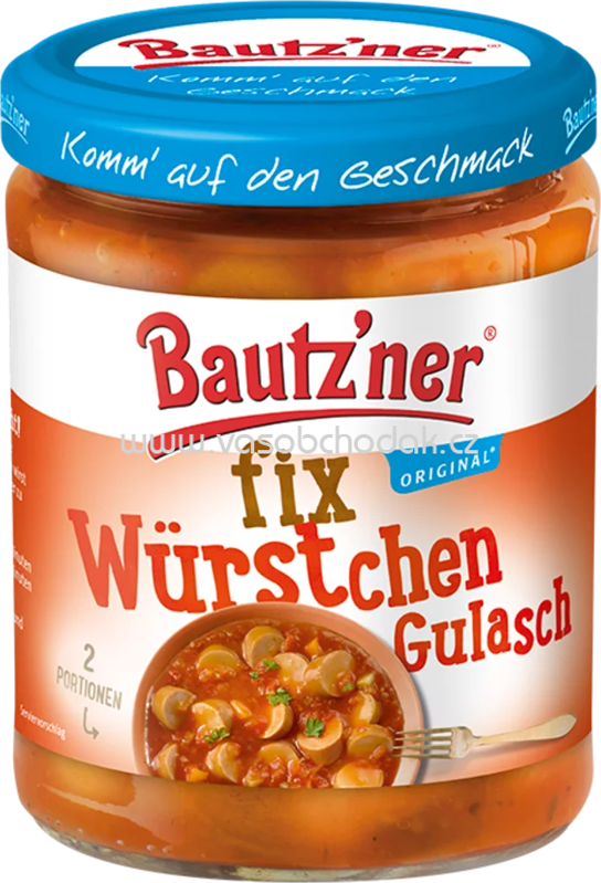 Bautz'ner Fix Gericht Würstchen Gulasch, 500 ml