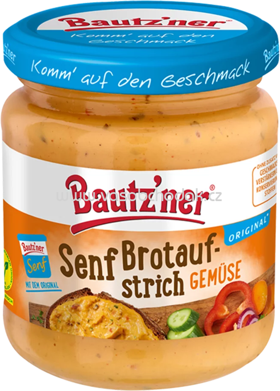 Bautz'ner Senf-Brotaufstrich Gemüse, 200 ml
