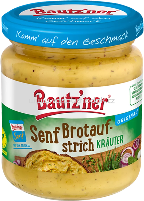 Bautz'ner Senf-Brotaufstrich Kräuter, 200 ml