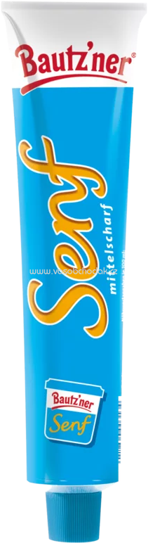 Bautz'ner Senf mittelscharf Tube, 100 ml