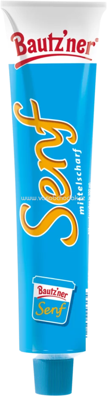 Bautz'ner Senf mittelscharf Tube, 200 ml